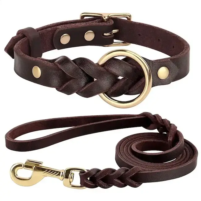 Apex - Braided Leather Custom Dog Collars and Leashes Manufacturer