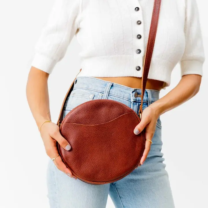 Apex Leather Goods Ladies Round shoulder bags